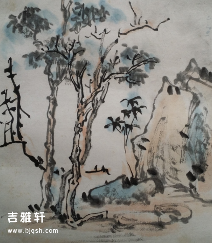 黄宾虹 设色2